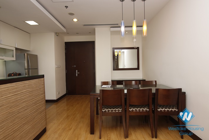 Three bedroom apartment for rent in Hoa Binh Green, 376 Buoi st, Ba Dinh