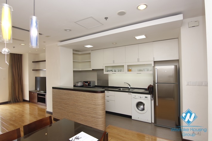 Three bedroom apartment for rent in Hoa Binh Green, 376 Buoi st, Ba Dinh