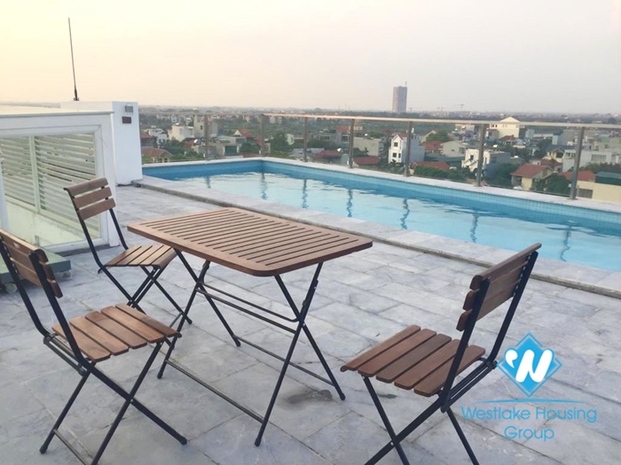 Magnificent 02 bedroom apartment with breaking view from wonderful balcony for rent  in Ngoc Thuy