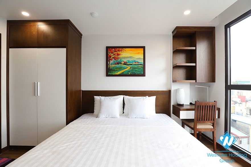 A Brand- New Affordable 02 bedroom Apartment  with  Charming balcony for rent in Ba Dinh 