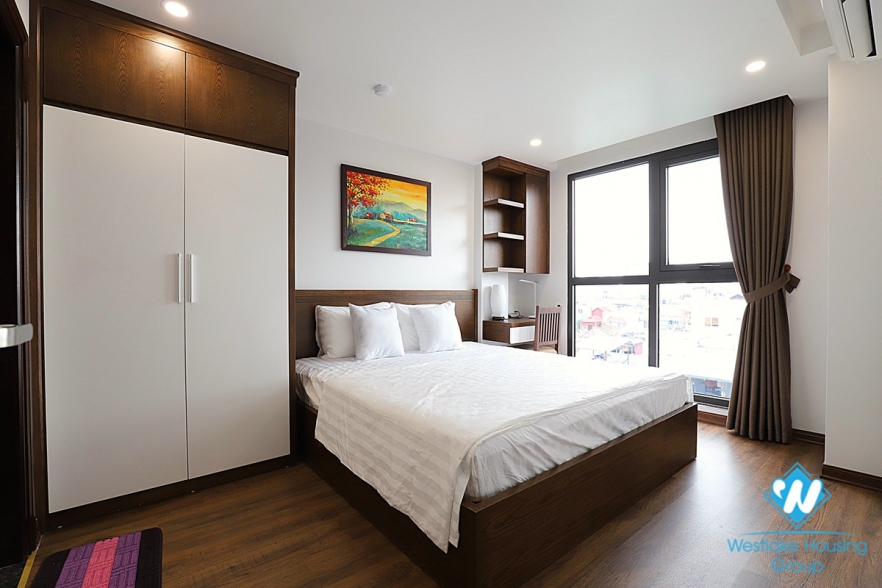 A Brand- New Affordable 02 bedroom Apartment  with  Charming balcony for rent in Ba Dinh 