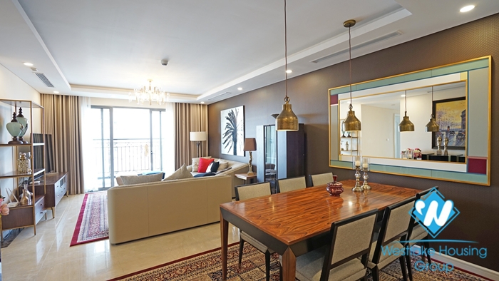 Spectacular serviced 3 bedroom apartment for rent in D’. Le Roi Soleil, Tay Ho, Hanoi