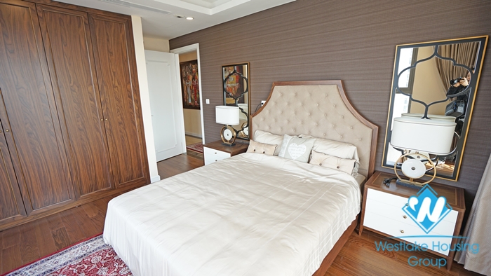 Spectacular serviced 3 bedroom apartment for rent in D’. Le Roi Soleil, Tay Ho, Hanoi