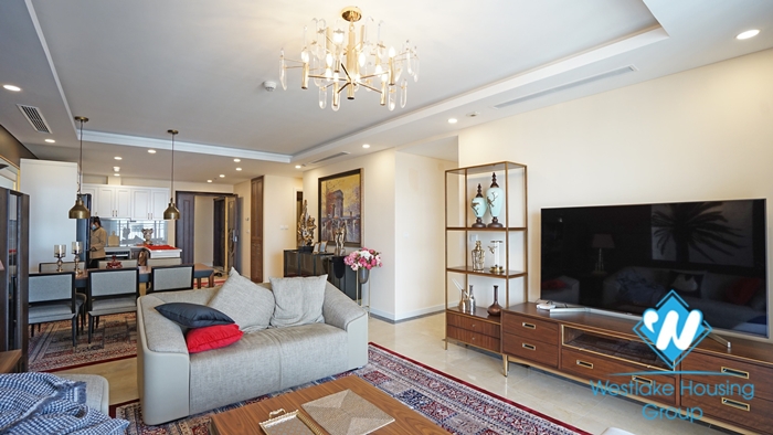 Spectacular serviced 3 bedroom apartment for rent in D’. Le Roi Soleil, Tay Ho, Hanoi