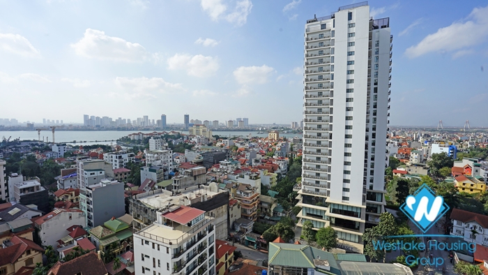 Spectacular serviced 3 bedroom apartment for rent in D’. Le Roi Soleil, Tay Ho, Hanoi