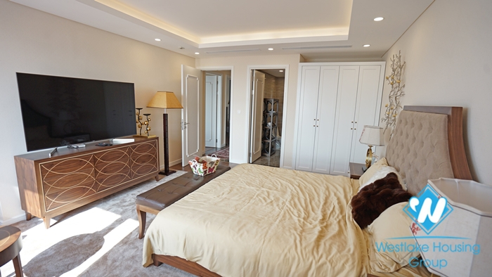 Spectacular serviced 3 bedroom apartment for rent in D’. Le Roi Soleil, Tay Ho, Hanoi