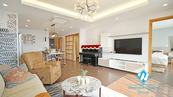 Fully furnished 2-bedroom apartment for rent in D '. Le Roi Soleil, Tay Ho, Hanoi