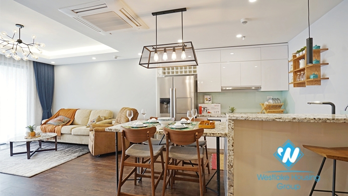 Fully furnished 2-bedroom apartment for rent in D '. Le Roi Soleil, Tay Ho, Hanoi