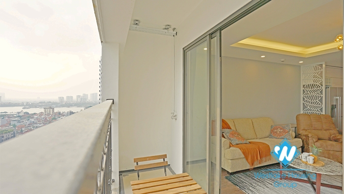 Fully furnished 2-bedroom apartment for rent in D '. Le Roi Soleil, Tay Ho, Hanoi