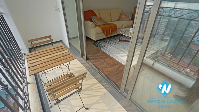 Fully furnished 2-bedroom apartment for rent in D '. Le Roi Soleil, Tay Ho, Hanoi