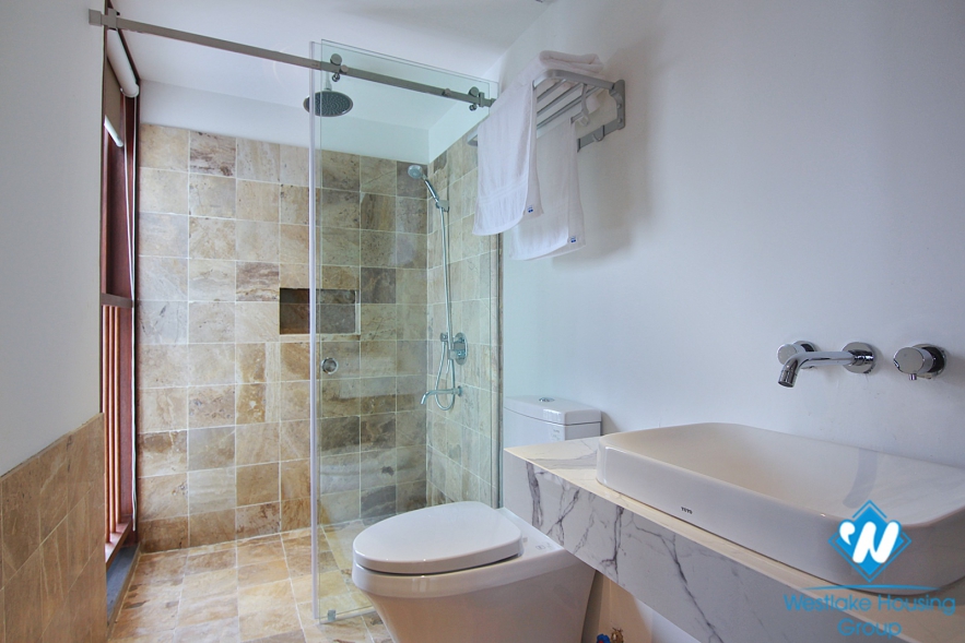 Asian contemporary design 2 BR PENTHOUSE for rent in the heart of Tay Ho, Hanoi