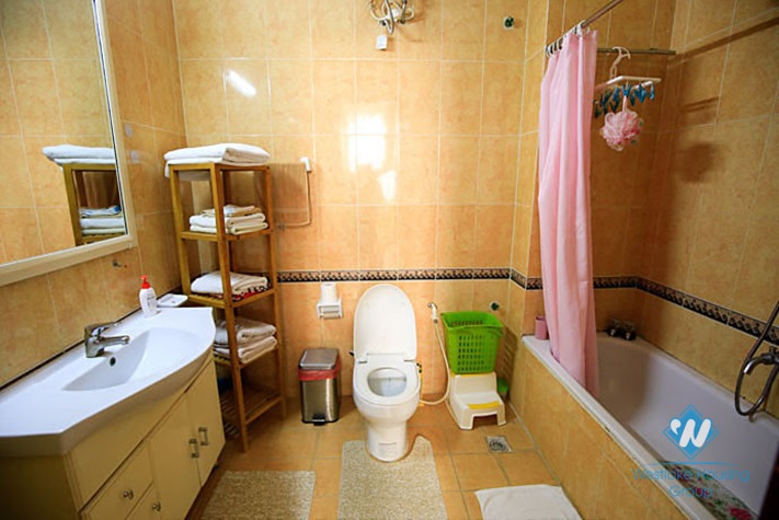 A big, well-equipped villa in Ciputra C Block for rent
