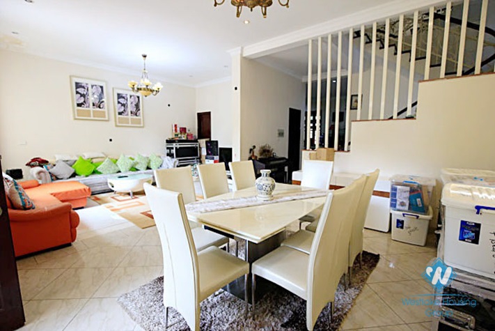 A big, well-equipped villa in Ciputra C Block for rent