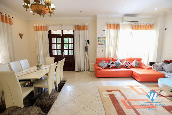A big, well-equipped villa in Ciputra C Block for rent