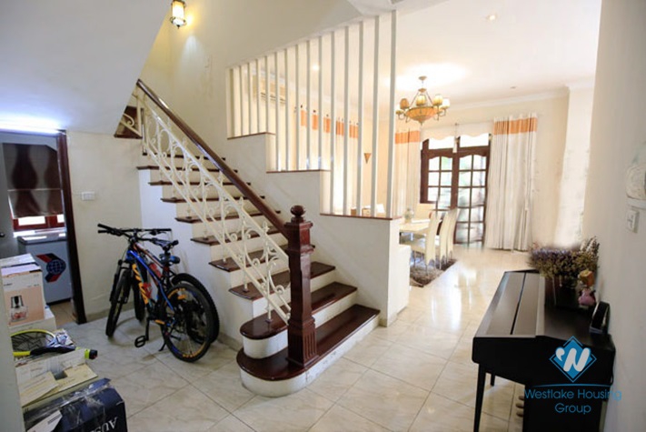 A big, well-equipped villa in Ciputra C Block for rent