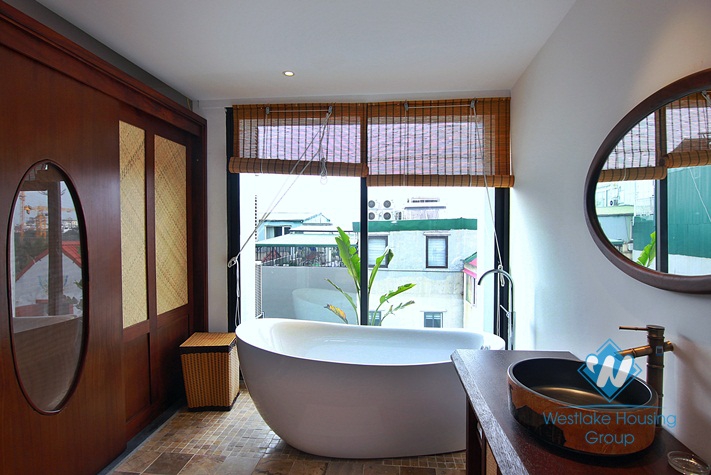 Bright and gorgeous 2 bedrooms apartment for rent in Dang Thai Mai, Tay Ho, Ha Noi