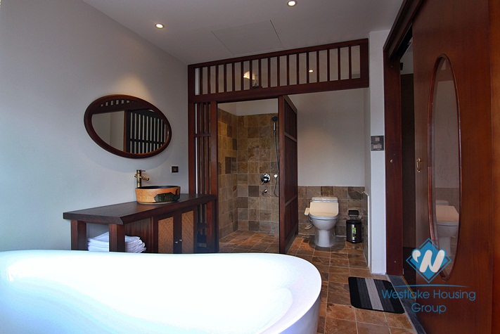 Bright and gorgeous 2 bedrooms apartment for rent in Dang Thai Mai, Tay Ho, Ha Noi