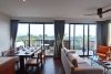 Bright and gorgeous 2 bedrooms apartment for rent in Dang Thai Mai, Tay Ho, Ha Noi