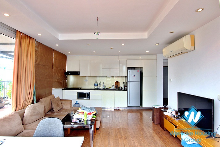 A Cozy one  bedroom apartment for leasing on the top floor in Tay Ho for rent 