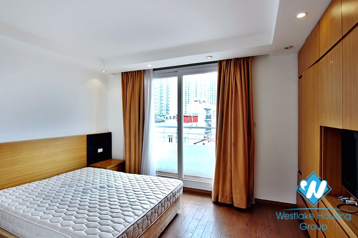 A Cozy one  bedroom apartment for leasing on the top floor in Tay Ho for rent 