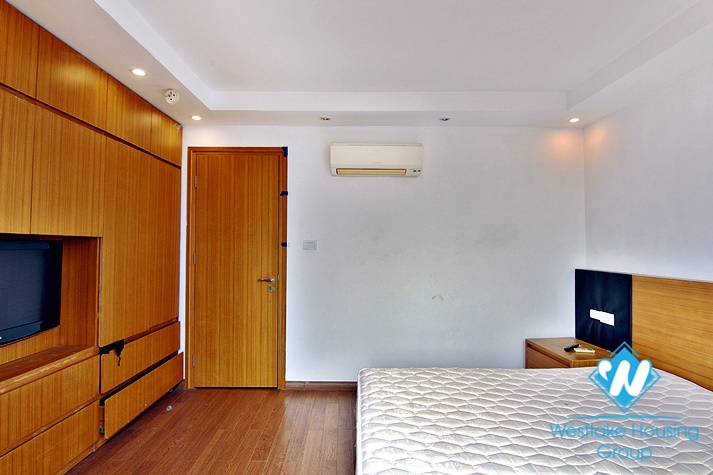 A Cozy one  bedroom apartment for leasing on the top floor in Tay Ho for rent 