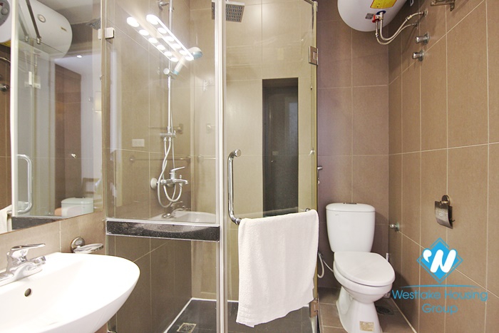 Lake view three bedrooms apartment for rent in To Ngoc Van st, Tay Ho