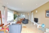 Lake view three bedrooms apartment for rent in To Ngoc Van st, Tay Ho