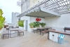 Lake view three bedrooms apartment for rent in To Ngoc Van st, Tay Ho