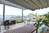 Lake view three bedrooms apartment for rent in To Ngoc Van st, Tay Ho