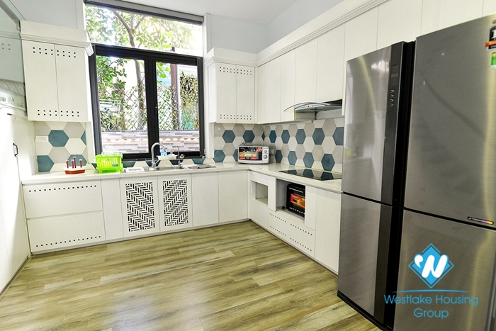 New and modern five bedroom villa for rent in Vinhome Riverside Long Bien.