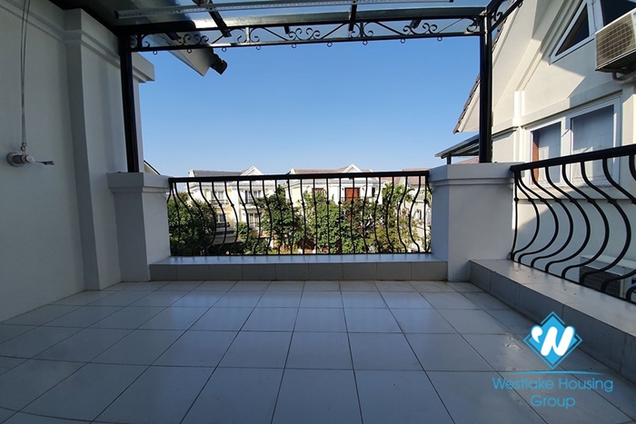 New and modern five bedroom villa for rent in Vinhome Riverside Long Bien.