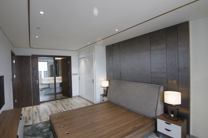 Morden and brand new three bedrooms apartment for rent in Giang Vo, Ba Dinh