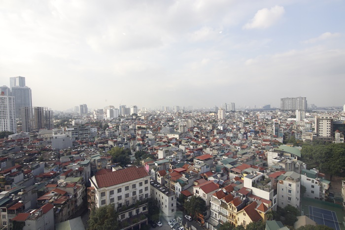 Morden and brand new three bedrooms apartment for rent in Giang Vo, Ba Dinh