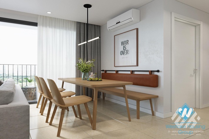 A well-designed apartment for rent in D'capital, Tran Duy Hung, Cau Giay