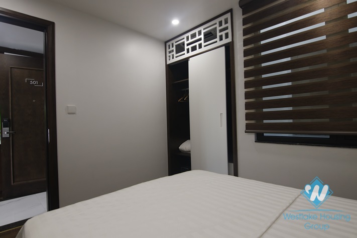 Brand new 2 bedrooms apartment with lovely balcony for rent in Kim Ma Thuong, Ba Dinh