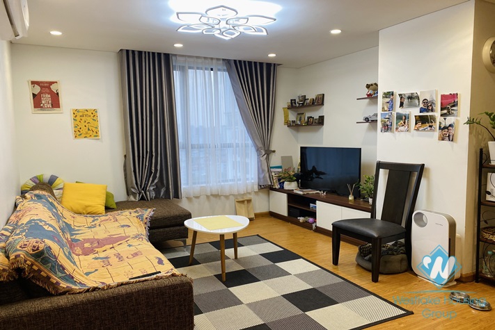 An affordable 2 bedrooms apartment for rent in Hong Kong Tower, Dong Da