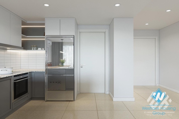 A well-designed apartment for rent in D'capital, Tran Duy Hung, Cau Giay