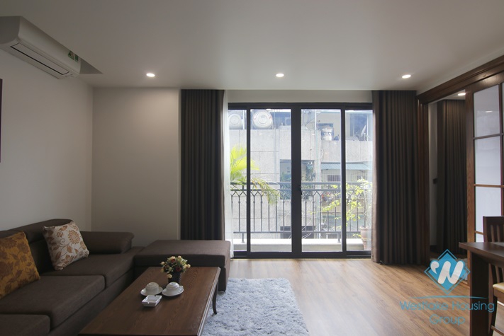Morden 1+ bedroom apartment for lease in Kim Ma Thuong, Ba Dinh, Ha Noi
