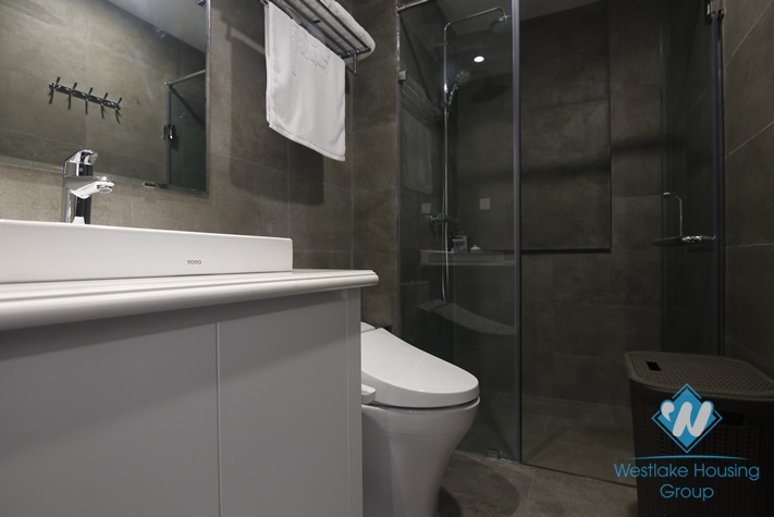 Brand new 2 bedrooms apartment with lovely balcony for rent in Kim Ma Thuong, Ba Dinh