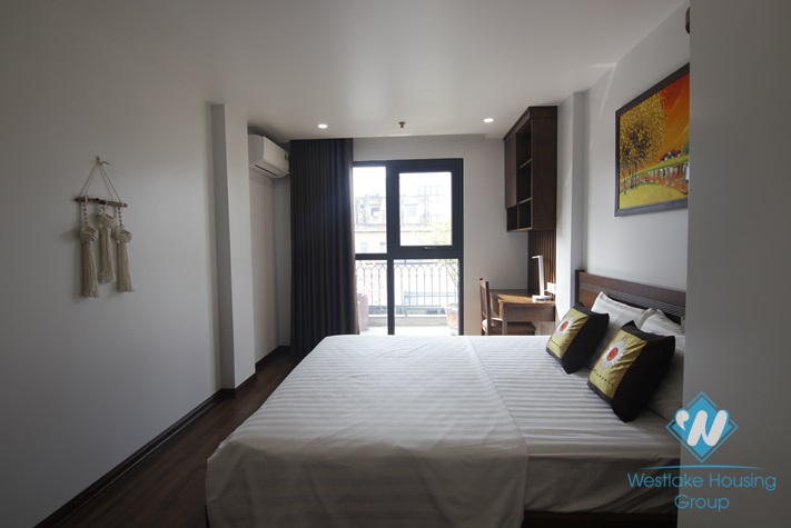 Brand new 2 bedrooms apartment with lovely balcony for rent in Kim Ma Thuong, Ba Dinh