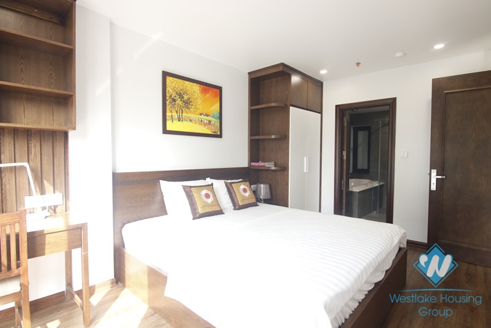 Brand new 2 bedrooms apartment with lovely balcony for rent in Kim Ma Thuong, Ba Dinh