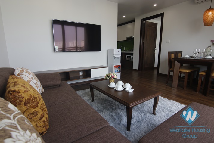 High floor serviced apartment for rent in Kim Ma Thuong, Ba Dinh