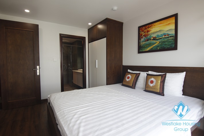 High floor serviced apartment for rent in Kim Ma Thuong, Ba Dinh