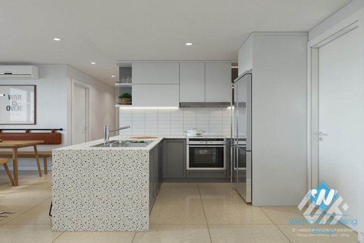 A well-designed apartment for rent in D'capital, Tran Duy Hung, Cau Giay