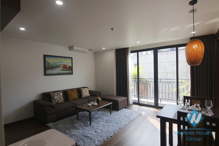 Morden 1+ bedroom apartment for lease in Kim Ma Thuong, Ba Dinh, Ha Noi