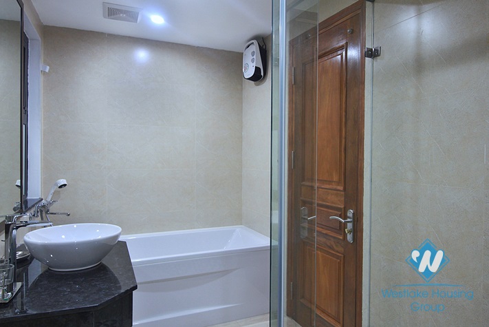 Lake view two bedroom apartment for rent in Nhat Chieu, Tay Ho