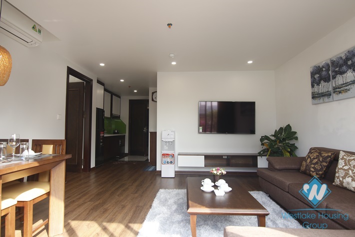 Brand new 2 bedrooms apartment with lovely balcony for rent in Kim Ma Thuong, Ba Dinh