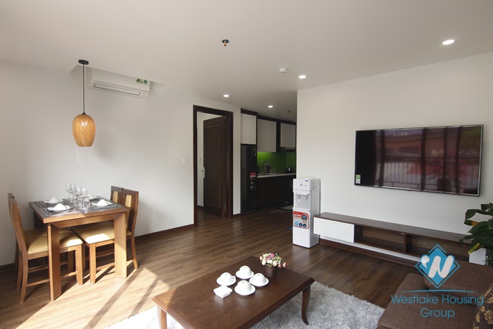 Brand new 2 bedrooms apartment with lovely balcony for rent in Kim Ma Thuong, Ba Dinh