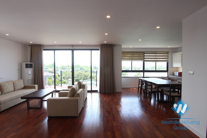 Nice view apartment for rent in Xom Chua Dang, Thai Mai, Tay Ho District