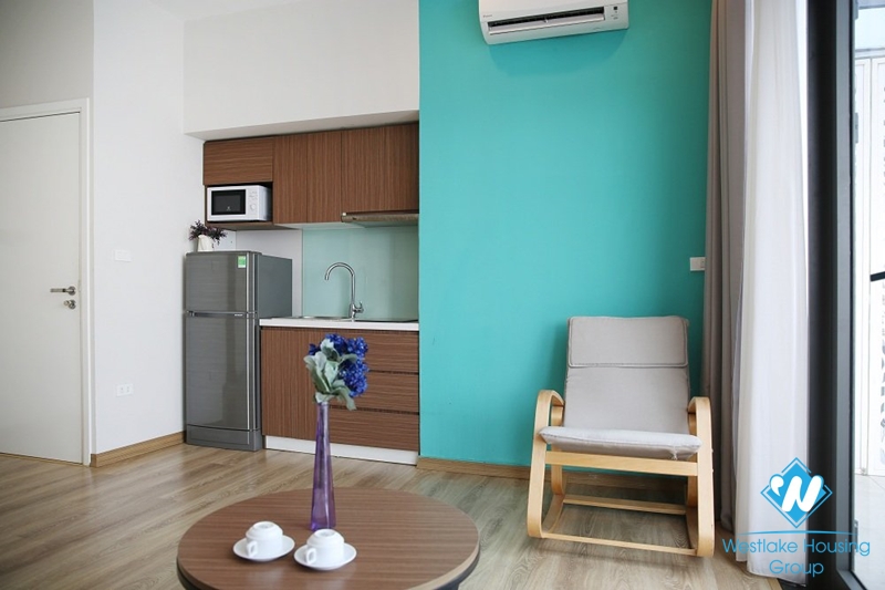 Lovely lakeview studio with big balcony for rent in Tay Ho